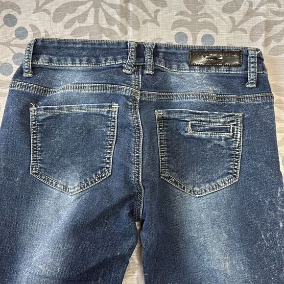 Women’s Oxygen jeans style stretch leggings sz Small - Picture 2 of 5